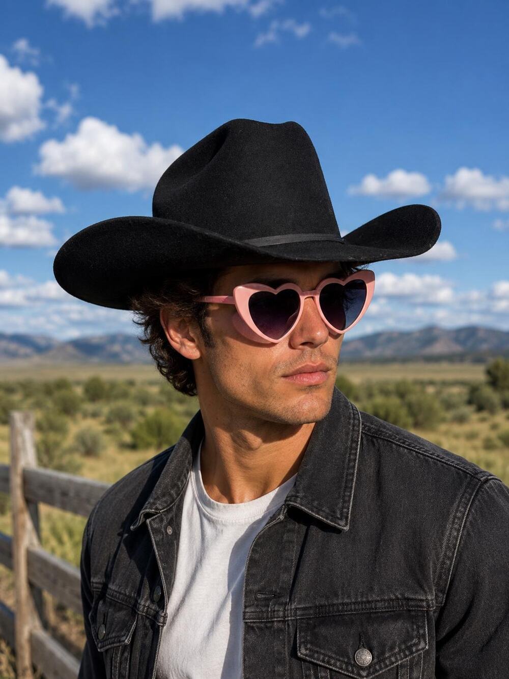 Vintage Master Hatters 3X Beaver Blend Black Western Cowboy Hat | Large XL
